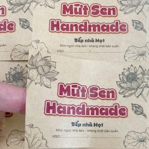 In nhãn decal giấy kraft giá rẻ tại Tp HCM