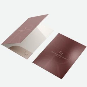 Bìa đựng hồ sơ 1 tay gấp
