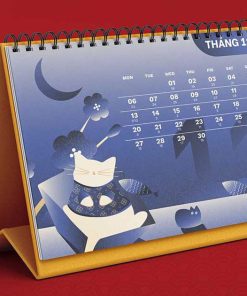Lịch để bàn chữ A - Ảnh 4