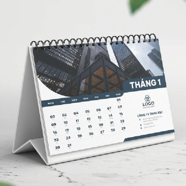 Lịch để bàn chữ A - Ảnh 5