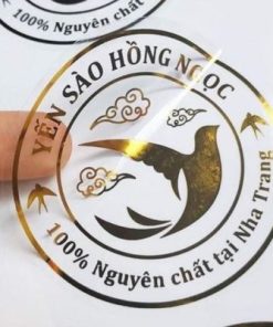 Tem nhãn - In decal ép kim - Ảnh 3