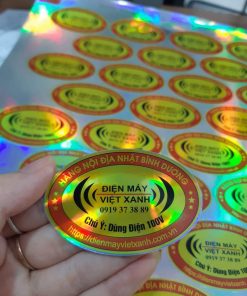 Tem nhãn - In decal 7 màu - Ảnh 8