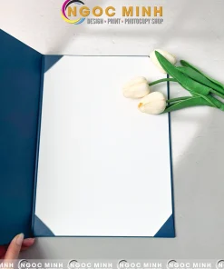 Làm bìa bằng tốt nghiệp, bìa đựng bằng mạ chữ vàng web 3