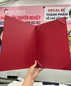 Làm bìa bằng tốt nghiệp, bìa đựng bằng mạ chữ vàng web 3