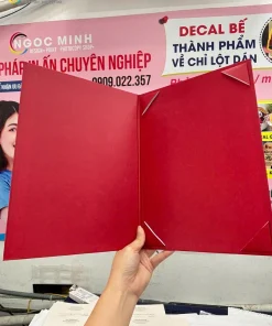 Làm bìa bằng tốt nghiệp, bìa đựng bằng mạ chữ vàng web 7