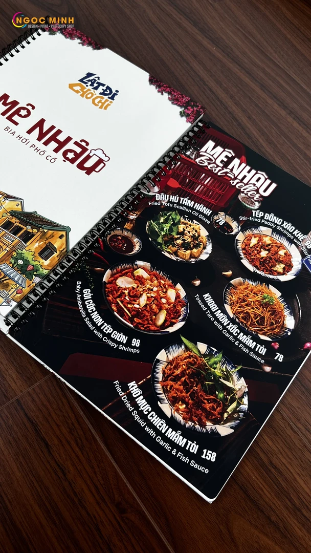In menu nhà hàng web 13 In menu nhà hàng web 13